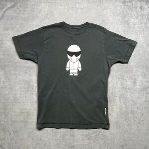 ToonStar‎ T Shirt Cartoon Stig Vintage Size Medium *Cut Tag Dark Gray Star Wars